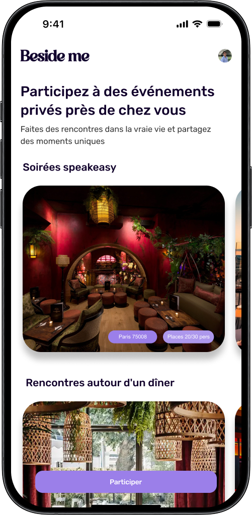 Des événements exclusifs à partager entre célibataires