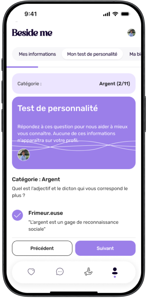 Un test de personnalité